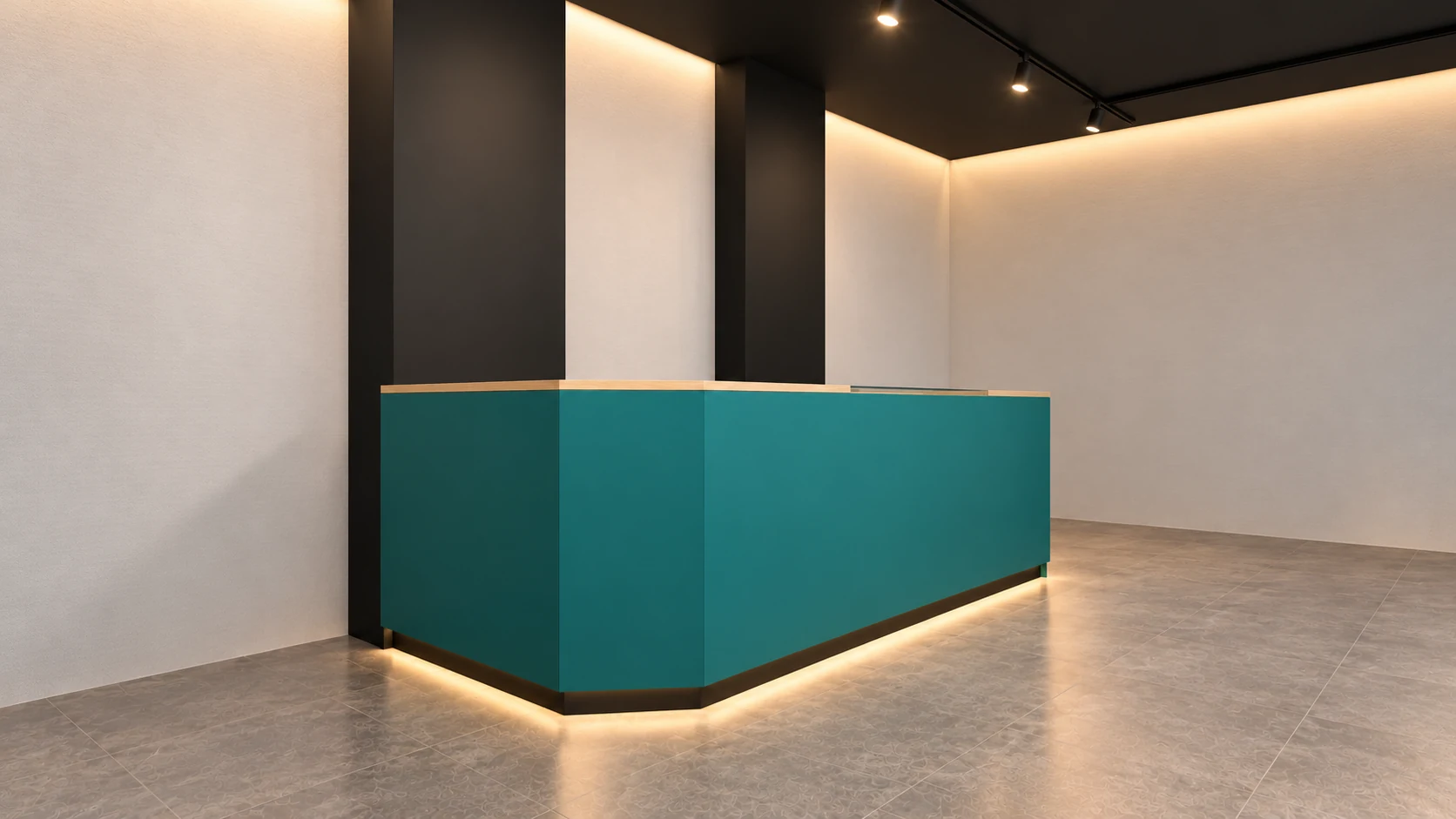 Retail counter — exterior